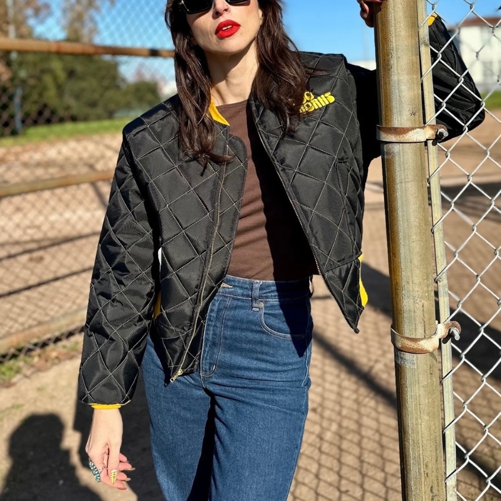 Nooworks Bomber Jacket Black/Yellow